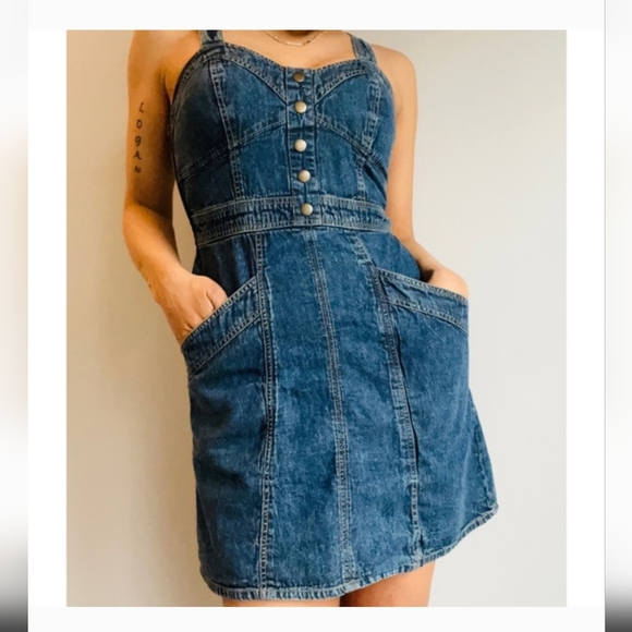 Japna Denim Dress - Picture 4 of 9